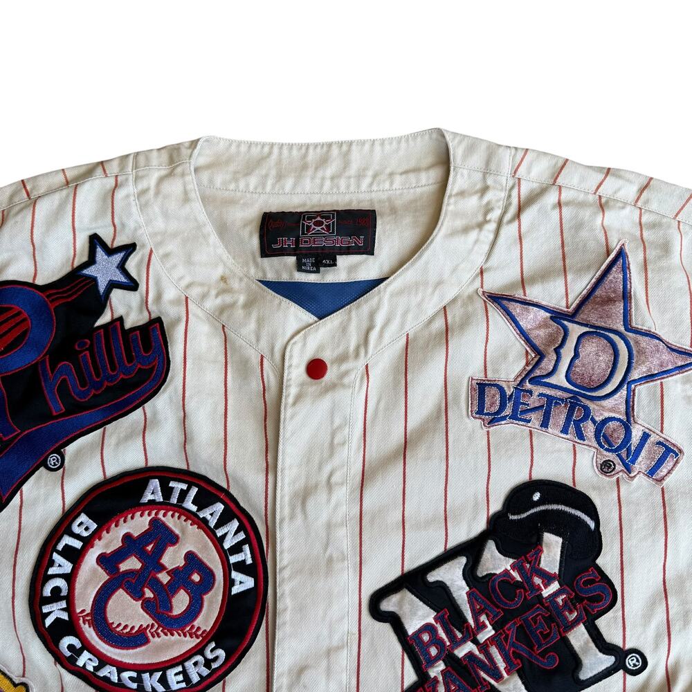 Vintage Negro Leagues Baseball Jersey Jeff Hamilton Mens 4XL - Picture 3 of 4